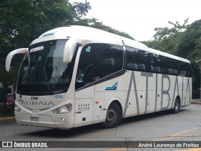 Viação Atibaia São Paulo 1020 na cidade de São Paulo, São Paulo, Brasil, por André Lourenço de Freitas. ID da foto: 12010868.