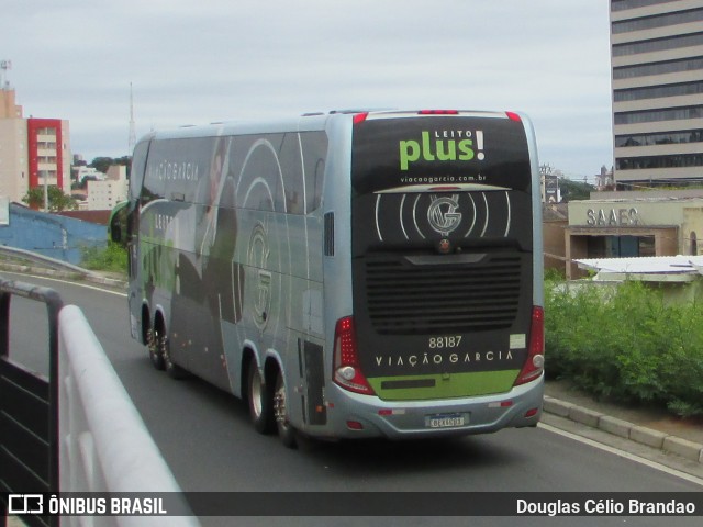 Viação Garcia 88187 na cidade de Campinas, São Paulo, Brasil, por Douglas Célio Brandao. Número da foto: #12011332.