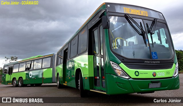 Metrobus 1202 na cidade de Goiânia, Goiás, Brasil, por Carlos Júnior. ID da foto: 12011658.