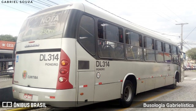 Cristo Rei > CCD Transporte Coletivo > SPE Via Mobilidade S/A DL314 na cidade de Curitiba, Paraná, Brasil, por Busologia Gabrielística. ID da foto: 12011271.