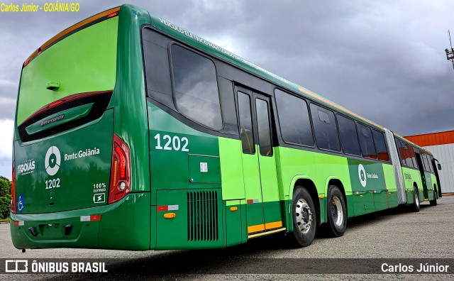 Metrobus 1202 na cidade de Goiânia, Goiás, Brasil, por Carlos Júnior. Número da foto: #12011651.