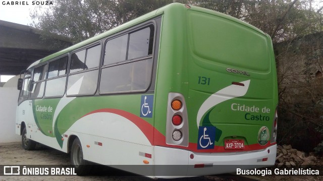 Viação Cidade de Castro 131 na cidade de Castro, Paraná, Brasil, por Busologia Gabrielística. Número da foto: #12011317.