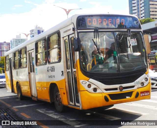 Empresa de Transportes Nova Marambaia AT-089 na cidade de Belém, Pará, Brasil, por Matheus Rodrigues. Número da foto: #12011429.