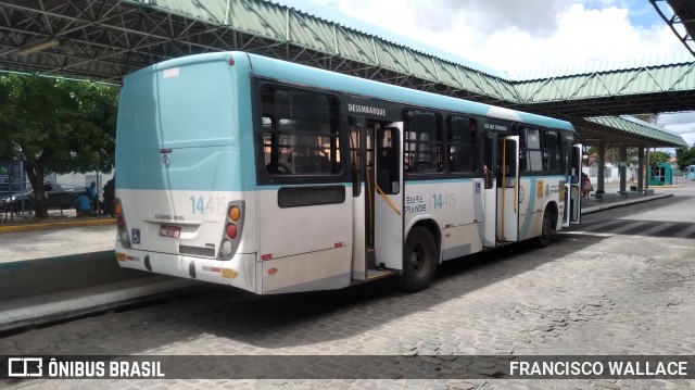 Viação Siará Grande 14415 na cidade de Fortaleza, Ceará, Brasil, por FRANCISCO WALLACE. ID da foto: 12011933.