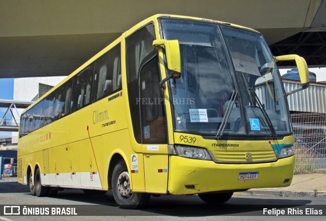 Viação Itapemirim 9539 na cidade de Campinas, São Paulo, Brasil, por Felipe Rhis Elias. ID da foto: 12014126.