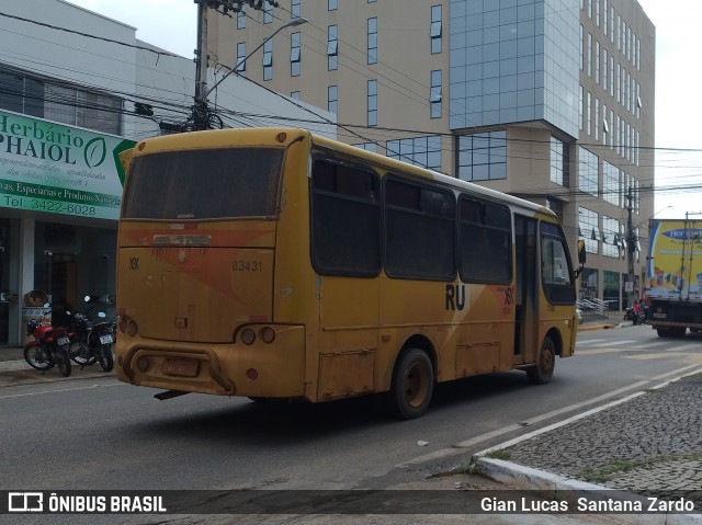 Ônibus Particulares 83431 na cidade de Ji-Paraná, Rondônia, Brasil, por Gian Lucas  Santana Zardo. ID da foto: 12013494.