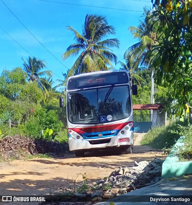 AVP - Auto Viação Paraíso 5311 na cidade de São Cristóvão, Sergipe, Brasil, por Dayvison Santiago. Número da foto: #12013647.