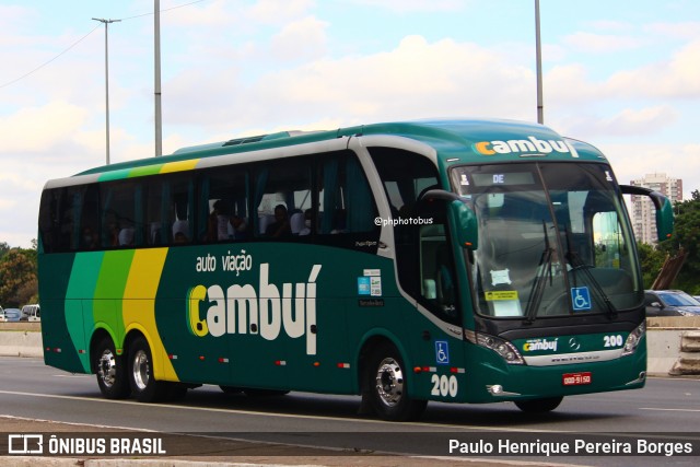 Auto Viação Cambuí 200 na cidade de São Paulo, São Paulo, Brasil, por Paulo Henrique Pereira Borges. ID da foto: 12015107.