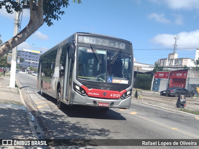 Express Transportes Urbanos Ltda 4 8121 na cidade de São Paulo, São Paulo, Brasil, por Rafael Lopes de Oliveira. ID da foto: 12014093.