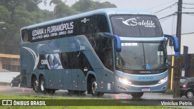 Expresso Satélite Norte 24002 na cidade de Joinville, Santa Catarina, Brasil, por Vinicius Petris. Número da foto: #12014959.