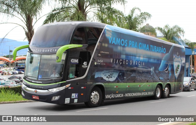 Viação Garcia 8454 na cidade de Aparecida, São Paulo, Brasil, por George Miranda. ID da foto: 12014472.