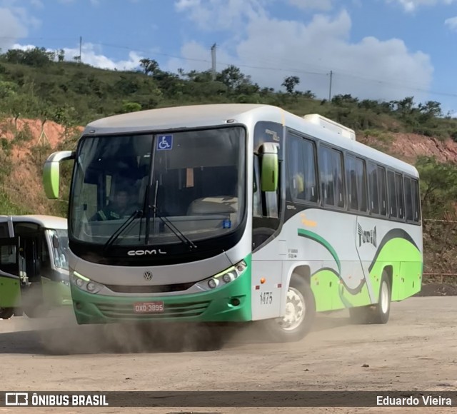 Turin Transportes 1475 na cidade de Conselheiro Lafaiete, Minas Gerais, Brasil, por Eduardo Vieira. ID da foto: 12013755.