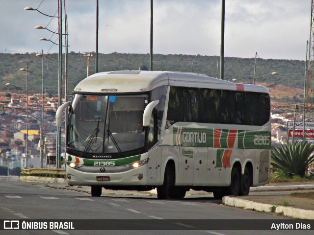 Empresa Gontijo de Transportes 21385 na cidade de Vitória da Conquista, Bahia, Brasil, por Aylton Dias. ID da foto: 12014225.