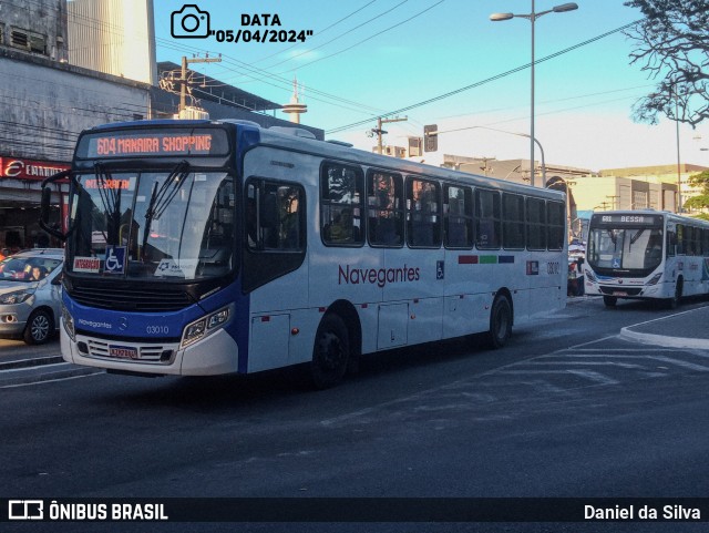 Consórcio Navegantes - 03 > Empresa de Transportes São Sebastião 03010 na cidade de João Pessoa, Paraíba, Brasil, por Daniel da Silva. Número da foto: #12013516.
