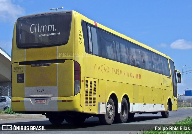 Viação Itapemirim 9539 na cidade de Campinas, São Paulo, Brasil, por Felipe Rhis Elias. Número da foto: #12014128.