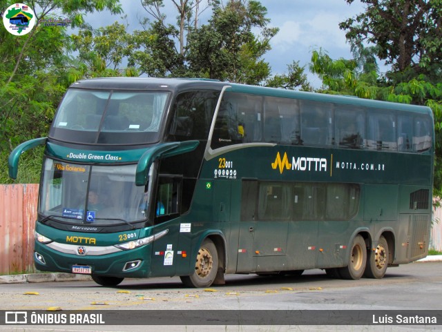 Viação Motta 23001 na cidade de Brasília, Distrito Federal, Brasil, por Luis Santana. Número da foto: #12015620.