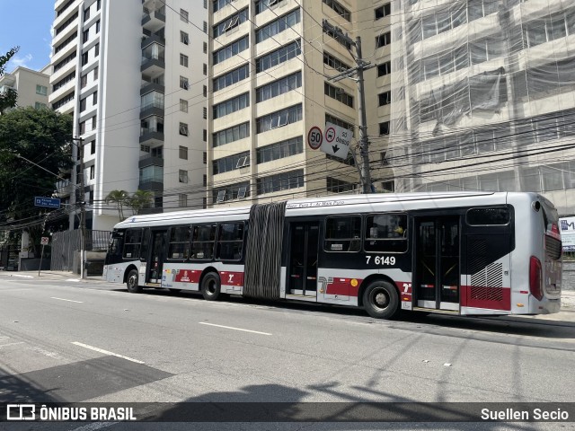 Viação Gatusa Transportes Urbanos 7 6149 na cidade de São Paulo, São Paulo, Brasil, por Suellen Secio. Número da foto: #12013674.