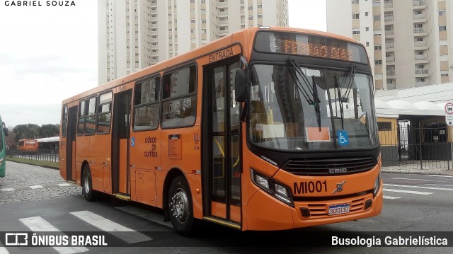 Auto Viação Mercês MI001 na cidade de Curitiba, Paraná, Brasil, por Busologia Gabrielística. ID da foto: 12013217.