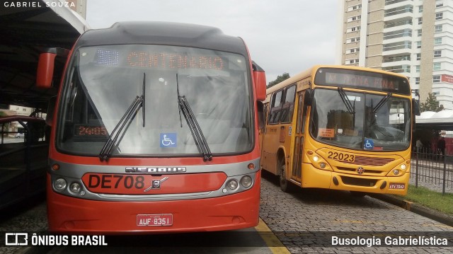 Cristo Rei > CCD Transporte Coletivo > SPE Via Mobilidade S/A DE708 na cidade de Curitiba, Paraná, Brasil, por Busologia Gabrielística. Número da foto: #12013278.
