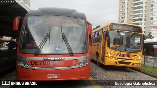 Cristo Rei > CCD Transporte Coletivo > SPE Via Mobilidade S/A DE708 na cidade de Curitiba, Paraná, Brasil, por Busologia Gabrielística. ID da foto: 12013278.