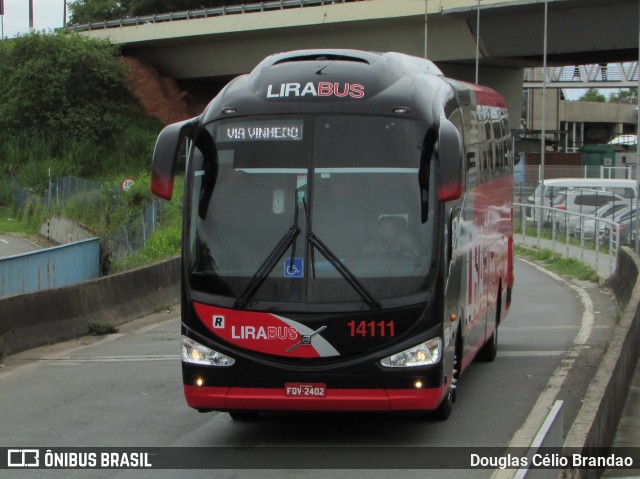 Lirabus 14111 na cidade de Campinas, São Paulo, Brasil, por Douglas Célio Brandao. Número da foto: #12014677.