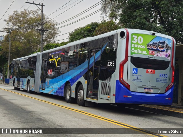 Next Mobilidade - ABC Sistema de Transporte 8353 na cidade de Diadema, São Paulo, Brasil, por Lucas Silva. Número da foto: #12013802.