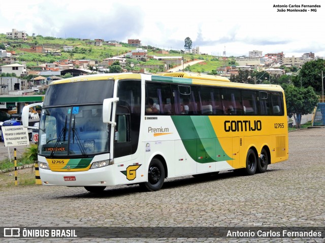 Empresa Gontijo de Transportes 12765 na cidade de João Monlevade, Minas Gerais, Brasil, por Antonio Carlos Fernandes. ID da foto: 12013966.