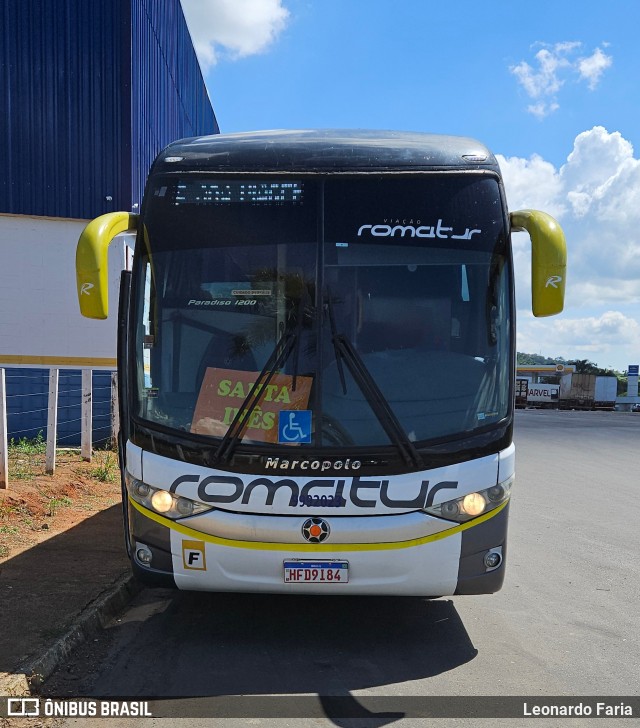 Romatur Transportadora Turística 9992023 na cidade de São José do Rio Pardo, São Paulo, Brasil, por Leonardo Faria. ID da foto: 12013705.