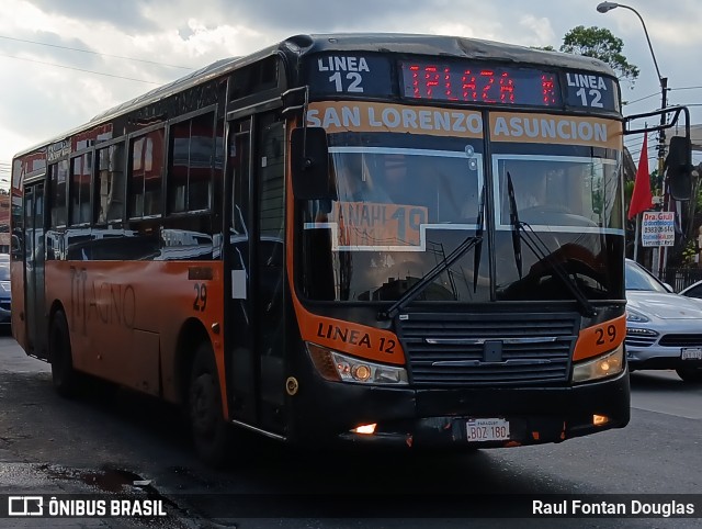 Magno - Línea 12 29 na cidade de Fernando de la Mora, Central, Paraguai, por Raul Fontan Douglas. Número da foto: #12015643.