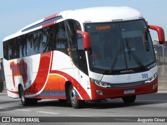 Transcotur 595 na cidade de Nova Iguaçu, Rio de Janeiro, Brasil, por Augusto César. Número da foto: #12013655.