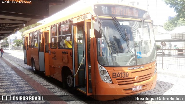 Transporte Coletivo Glória BA139 na cidade de Curitiba, Paraná, Brasil, por Busologia Gabrielística. ID da foto: 12017771.