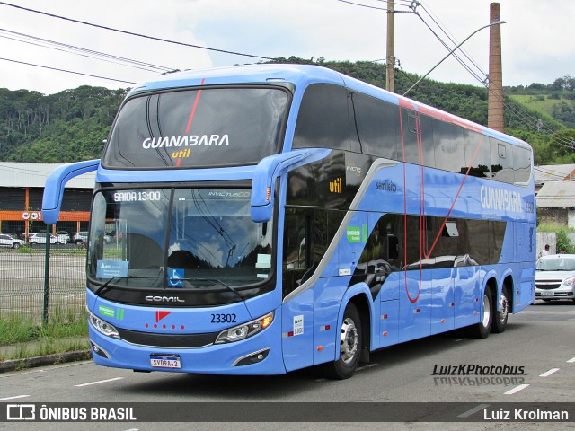 UTIL - União Transporte Interestadual de Luxo 23302 na cidade de Juiz de Fora, Minas Gerais, Brasil, por Luiz Krolman. ID da foto: 12018638.