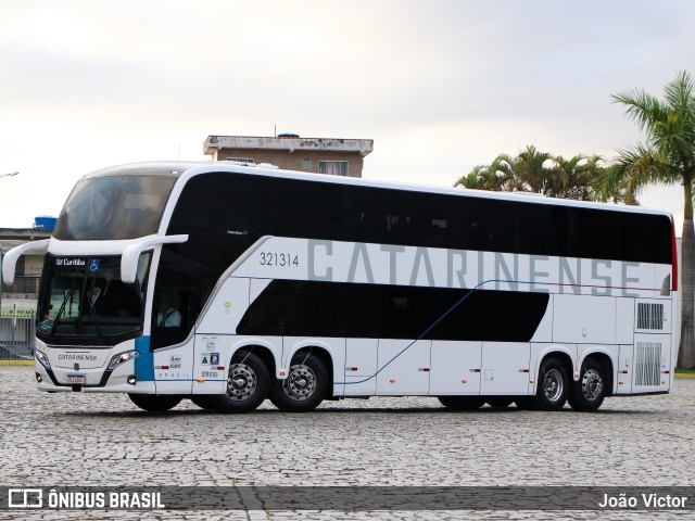 Auto Viação Catarinense 321314 na cidade de Balneário Camboriú, Santa Catarina, Brasil, por João Victor. ID da foto: 12018109.