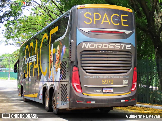 Expresso Nordeste 5970 na cidade de São Paulo, São Paulo, Brasil, por Guilherme Estevan. ID da foto: 12018073.