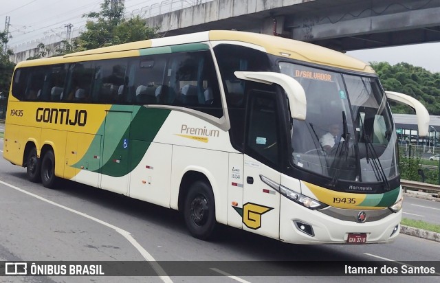 Empresa Gontijo de Transportes 19435 na cidade de Salvador, Bahia, Brasil, por Itamar dos Santos. ID da foto: 12016222.