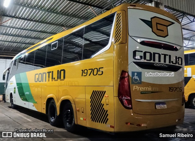 Empresa Gontijo de Transportes 19705 na cidade de Uberlândia, Minas Gerais, Brasil, por Samuel Ribeiro. ID da foto: 12017665.