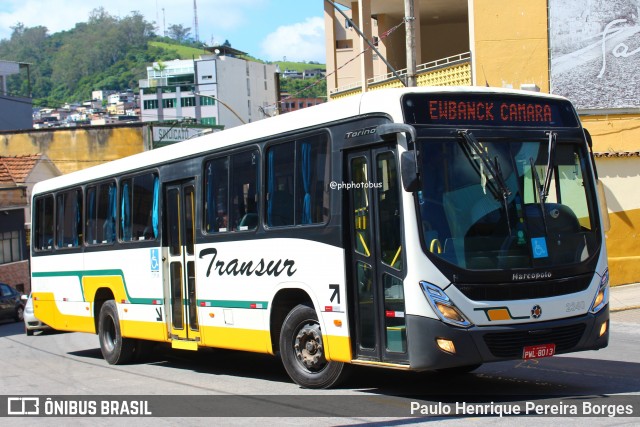 Transur - Transporte Rodoviário Mansur 2340 na cidade de Santos Dumont, Minas Gerais, Brasil, por Paulo Henrique Pereira Borges. Número da foto: #12017902.