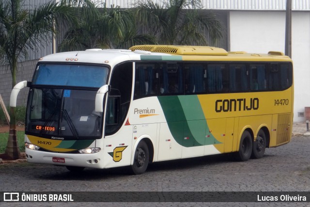 Empresa Gontijo de Transportes 14470 na cidade de Manhuaçu, Minas Gerais, Brasil, por Lucas Oliveira. ID da foto: 12017497.