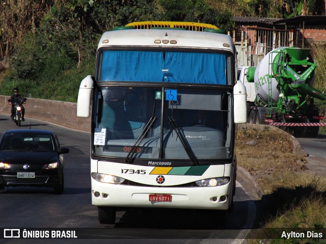 Empresa Gontijo de Transportes 17345 na cidade de Belo Horizonte, Minas Gerais, Brasil, por Aylton Dias. ID da foto: 12016827.