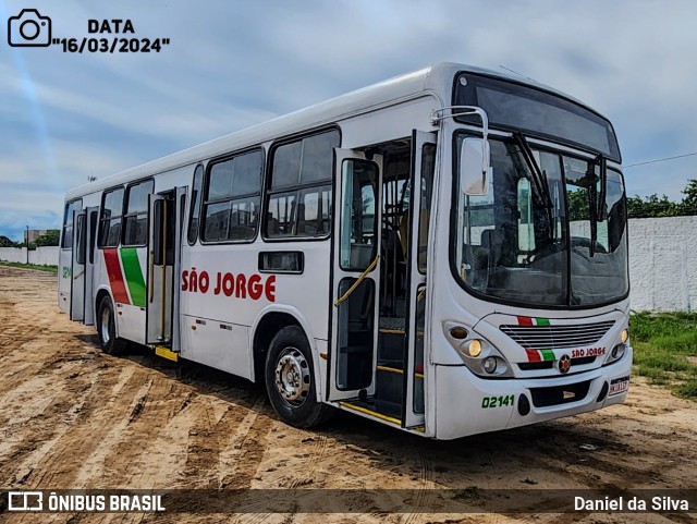 Consórcio Navegantes - 02 > Viação São Jorge > Transurb Transporte Urbano 02141 na cidade de João Pessoa, Paraíba, Brasil, por Daniel da Silva. Número da foto: #12016293.