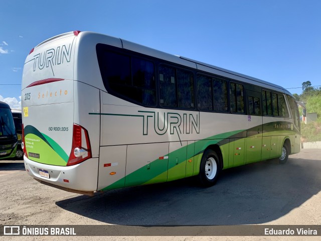 Turin Transportes 2115 na cidade de Conselheiro Lafaiete, Minas Gerais, Brasil, por Eduardo Vieira. ID da foto: 12016655.