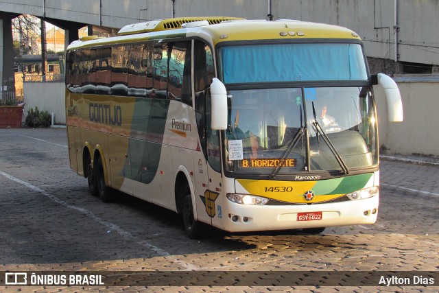 Empresa Gontijo de Transportes 14530 na cidade de Belo Horizonte, Minas Gerais, Brasil, por Aylton Dias. ID da foto: 12016876.