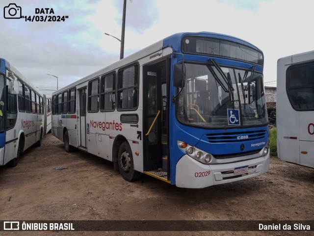 Consórcio Navegantes - 02 > Viação São Jorge > Transurb Transporte Urbano 02029 na cidade de João Pessoa, Paraíba, Brasil, por Daniel da Silva. Número da foto: #12016248.