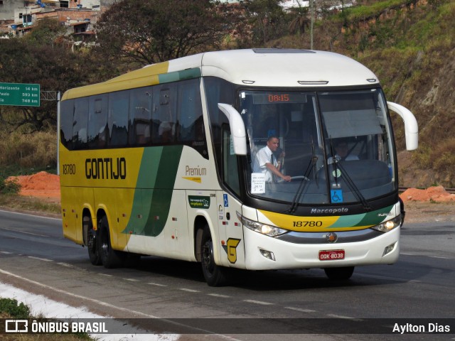 Empresa Gontijo de Transportes 18780 na cidade de Belo Horizonte, Minas Gerais, Brasil, por Aylton Dias. ID da foto: 12016856.