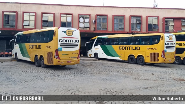 Empresa Gontijo de Transportes 19145 na cidade de Governador Valadares, Minas Gerais, Brasil, por Wilton Roberto. ID da foto: 12016300.