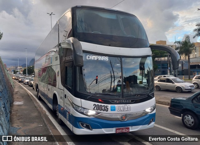 Expresso União 20035 na cidade de Cariacica, Espírito Santo, Brasil, por Everton Costa Goltara. ID da foto: 12017620.