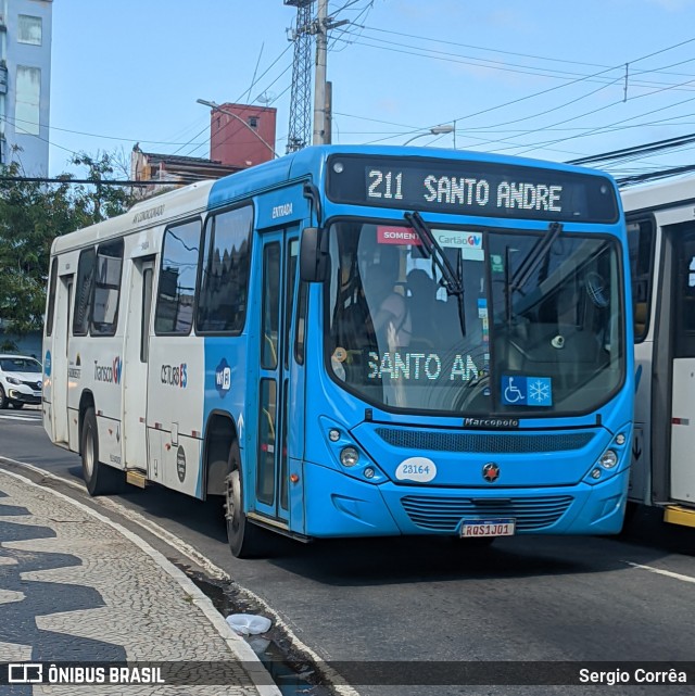 Viação Grande Vitória 23164 na cidade de Vitória, Espírito Santo, Brasil, por Sergio Corrêa. ID da foto: 12016291.