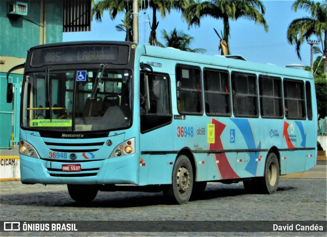 Viação Santa Cecília 36948 na cidade de Fortaleza, Ceará, Brasil, por David Candéa. ID da foto: 12017538.