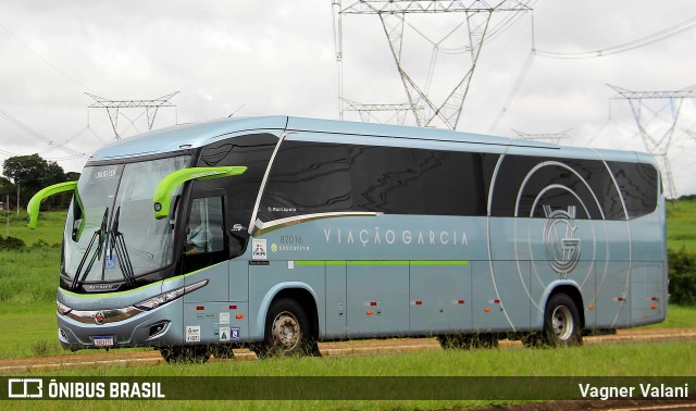 Viação Garcia 82016 na cidade de Foz do Iguaçu, Paraná, Brasil, por Vagner Valani. Número da foto: #12017345.