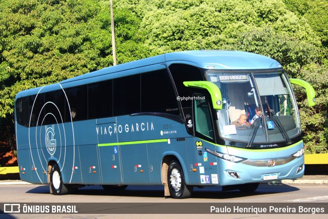 Viação Garcia 82015 na cidade de Londrina, Paraná, Brasil, por Paulo Henrique Pereira Borges. ID da foto: 12017939.